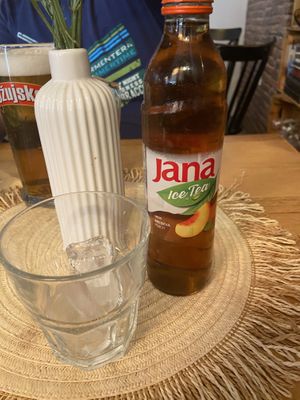 Ice tea in vetro  at Vrata O Grada in Trogir