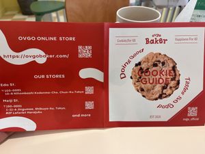 Cookie guide  at Ovgo B.A.K.E.R Edo St in Tokyo