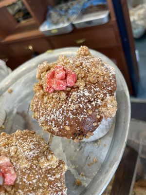 Strawberry cheesecake muffin! Amazing   at Ovgo B.A.K.E.R Edo St in Tokyo