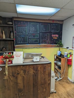 Menu at Vegan Thai Co in Longmont