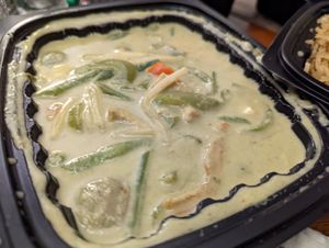 Green curry at Vegan Thai Co in Longmont