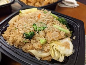 Thai fried rice at Vegan Thai Co in Longmont