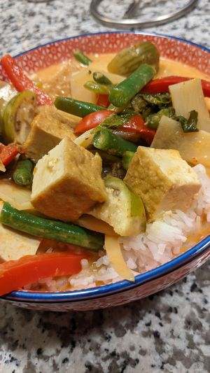 Red Curry at Vegan Thai Co in Longmont
