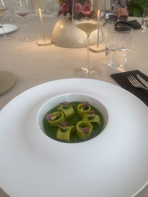 Pesto rigatoni  at Pelegrini in Sibenik