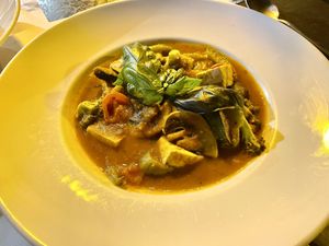 Tofu Dish at Theo's Bazar Cafe in Funchal