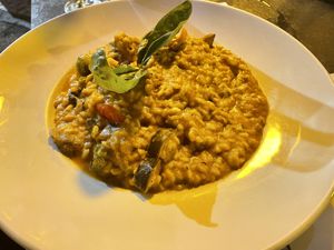 Risotto at Theo's Bazar Cafe in Funchal