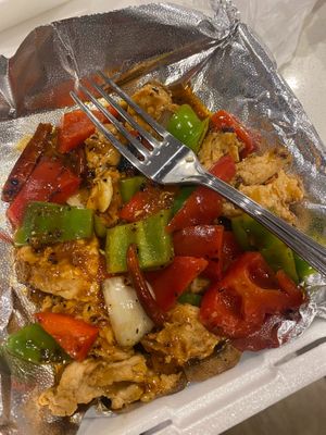 Kung Pao chicken  at Asian Vegan Bistro in Bakersfield