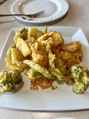 Vegetable tempura   at Asian Vegan Bistro in Bakersfield