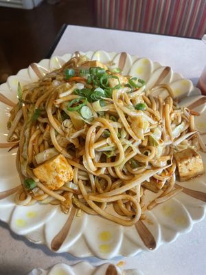Chow mein  at Asian Vegan Bistro in Bakersfield