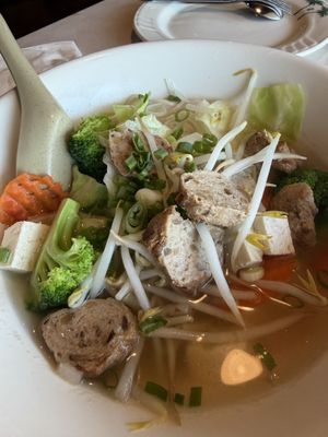 Vegan pho  at Asian Vegan Bistro in Bakersfield