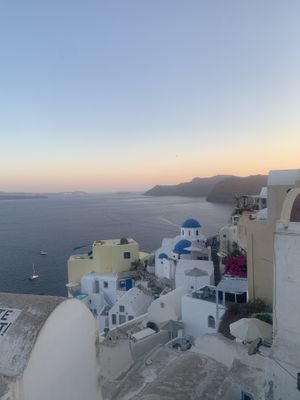 view  at Lotza in Santorini
