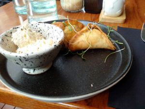 Farayer with spinach at NIYA in Casablanca