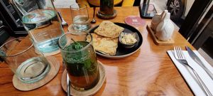 Msmmen w/ khlii at NIYA in Casablanca