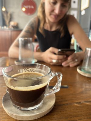 Coffee after a great diner!  at NIYA in Casablanca