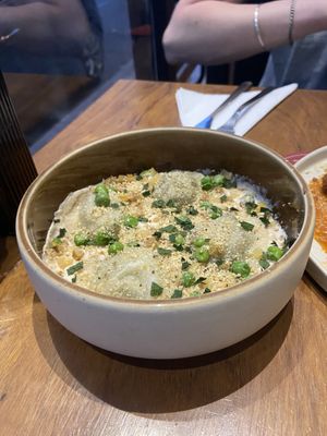 Ravioli starter, looks the part but very bland  at NIYA in Casablanca