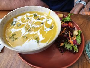 Butternut velouté  at NIYA in Casablanca