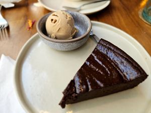 Flourless chocolate cake  at NIYA in Casablanca