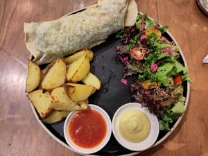 Shawarma at NIYA in Casablanca