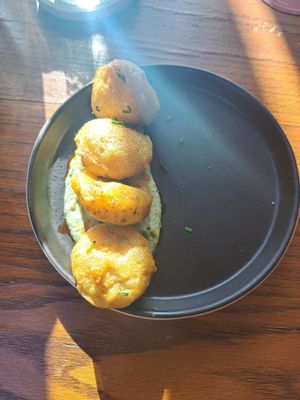 Tumeric something stuffed balls - side dish at NIYA in Casablanca
