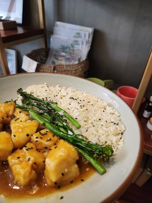 Tofu à l'orange  Gluten Free at NIYA in Casablanca