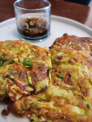 Scallion pancakes at NIYA in Casablanca