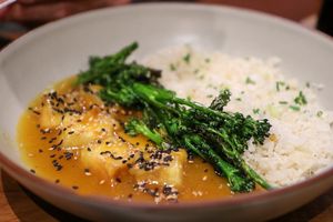 sweet & sour tofu at NIYA in Casablanca