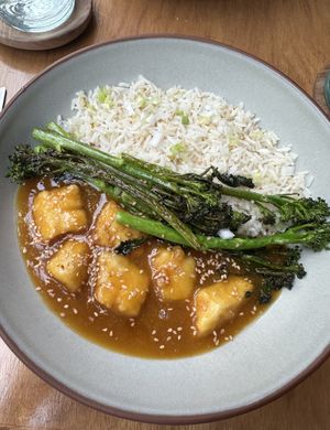 Orange Tofu   at NIYA in Casablanca