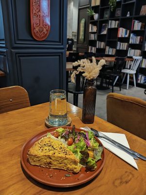 Seitan Quiche at NIYA in Casablanca