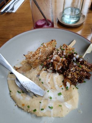 Pleurotes sauce satay at NIYA in Casablanca