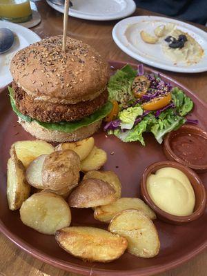 Chicken burger  at NIYA in Casablanca