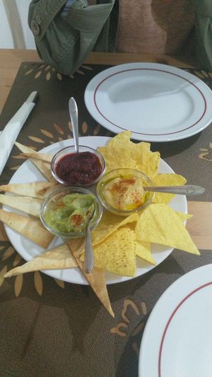 Starters at Mr. Vegan in Costa Da Caparica