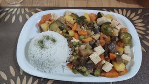 Tofu at Mr. Vegan in Costa Da Caparica