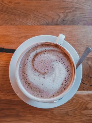 hot kakao at Cafe Kakadu in Offenburg