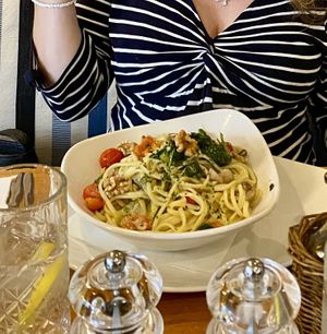 Linguine   at Amici in Torquay