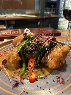 Cauliflower katsu curry   at Rumour in Totnes