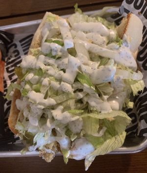 “Chicken tender” sub  at Your Local Seitanist in Chattanooga