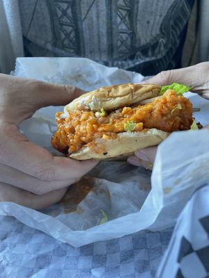 My heart and his sandwich   at Your Local Seitanist in Chattanooga
