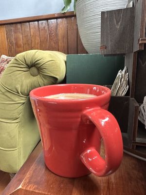 Went with a latte with their house-made rosemary syrup and it was super yum.   Super cute space.. idk why I didn’t take more pics   at Resurrect Art Coffee House & Gallery in Seward