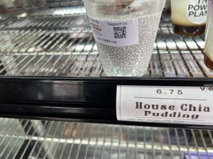 Chia pudding from grab and goo  at The Power Plant Coffee in Moss Landing