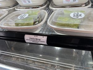 Falafel wrap from grab and goo  at The Power Plant Coffee in Moss Landing