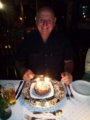 A vegan cake for my birthday.  at Noel's Pantry in Eastern Cape