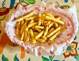 Magic fries  at The Tavern in Prague