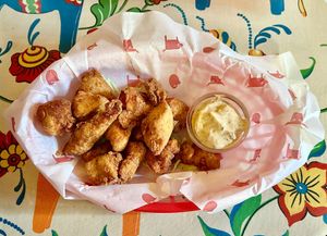 Chick’n poppers  at The Tavern in Prague