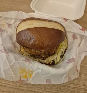 Vegan 'Boom-boom' Buffalo Fried Chick'n  Sandwich at The Tavern in Prague