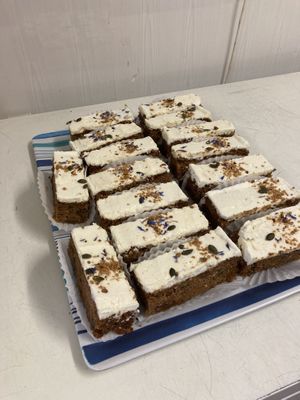 Vegan carrot cake omg to die for! at Saunton Break Cafe in Braunton