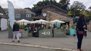 Outside at Short & Strong Cafe & Deli in St Austell