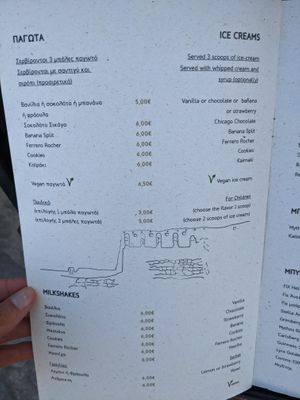 Menu 3 at Istioploikos Sea Lounge in Crete