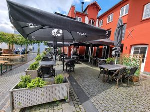 Terrace at Café Storm in Aabenraa