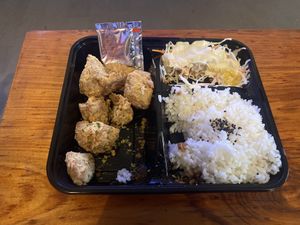 Vegan rice box (take away)  at Little Ban Ban in Port Adelaide
