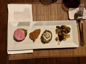 Assaggio di antipasti misti  at Sto da Bio in Selvatelle